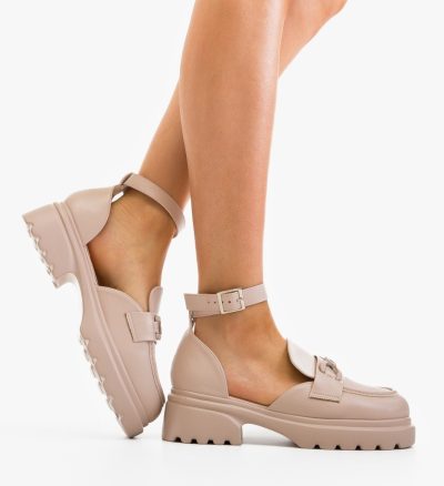 Pantofi casual dama Rightte Bej