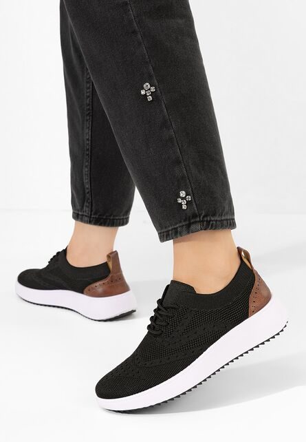 Pantofi casual dama Sorisa negri
