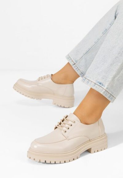 Pantofi casual dama Treana bej