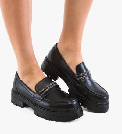 Pantofi casual dama Uster Negri