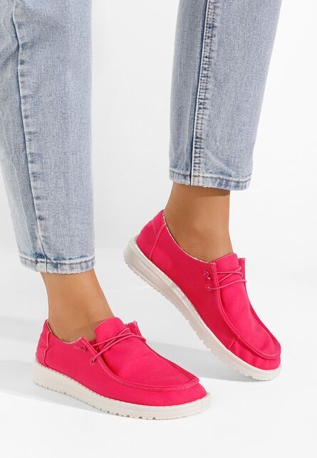 Pantofi casual damă Velonia fucsia
