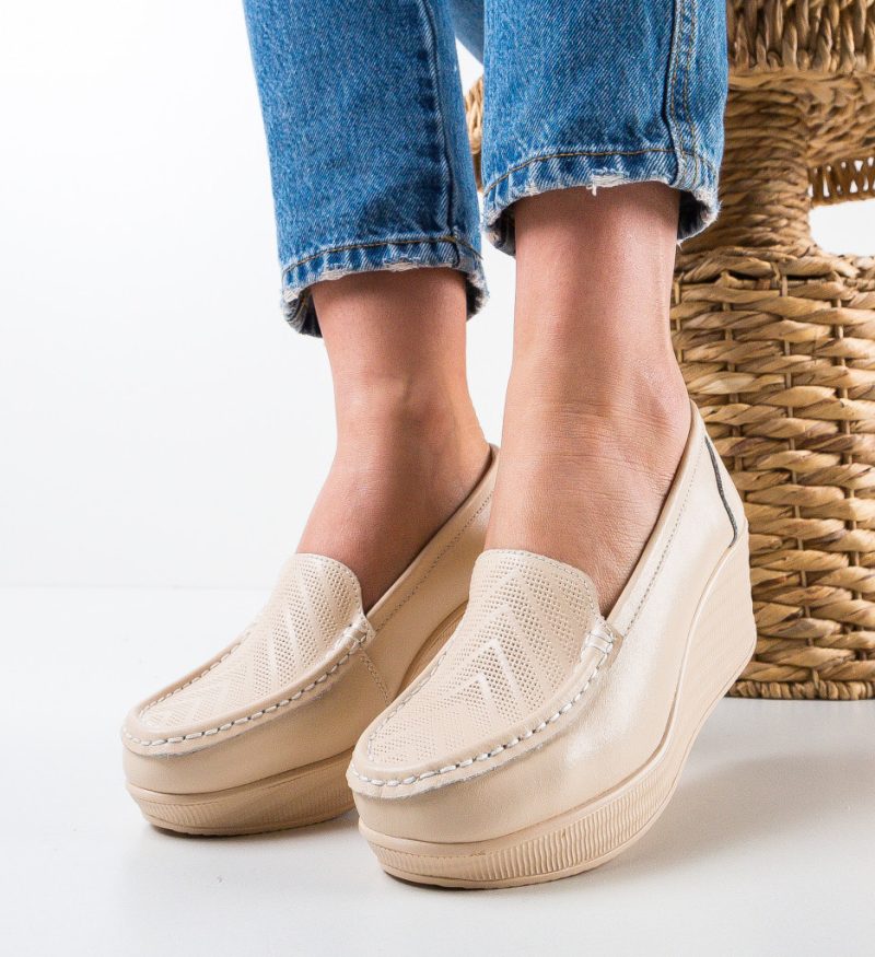 Pantofi Casual Ely Bej