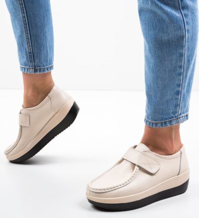Pantofi Casual Groma Bej