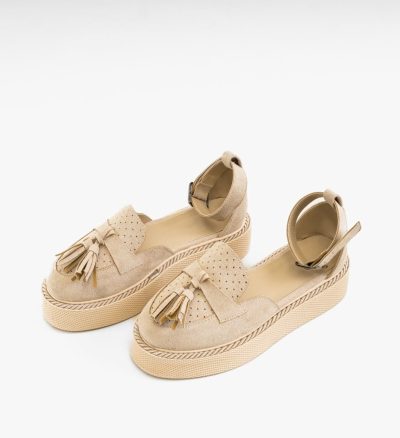 Pantofi Casual Kastor Bej 2