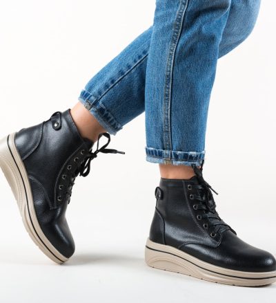 Pantofi Casual Lakiob Negri