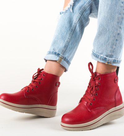 Pantofi Casual Lakiob Rosii