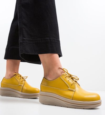 Pantofi Casual Lionata Galbeni