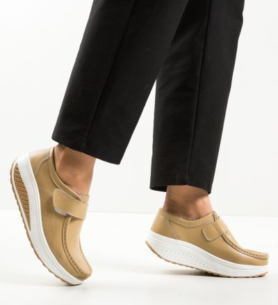 Pantofi Casual Marko Bej