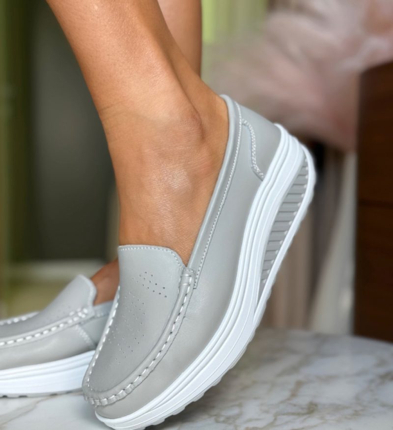 Pantofi Casual Musta Gri