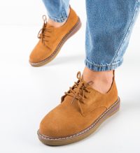 Pantofi Casual Romena Camel