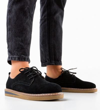 Pantofi Casual Romena Negri