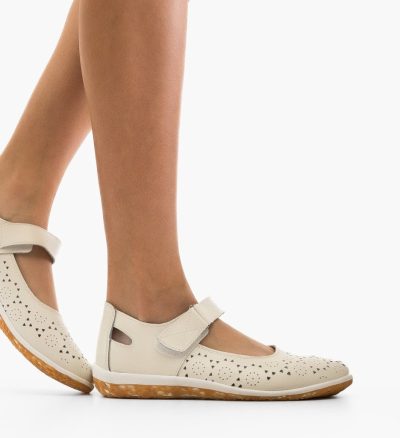 Pantofi Casual Silka Albe