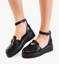 Pantofi casual Terfly Negri