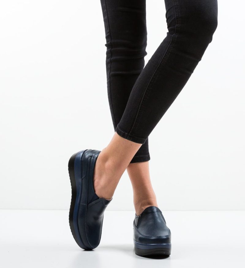 Pantofi Casul Freeman Bleumarin