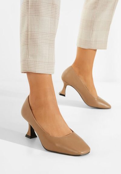 Pantofi cu toc kaki Quintana