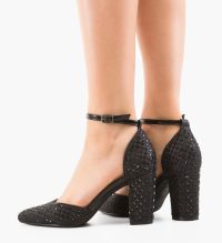 Pantofi cu toc Nabbe Negri