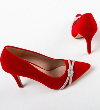 Pantofi dama Ajan Rosii