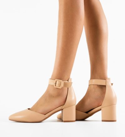 Pantofi dama Anerose Bej 2
