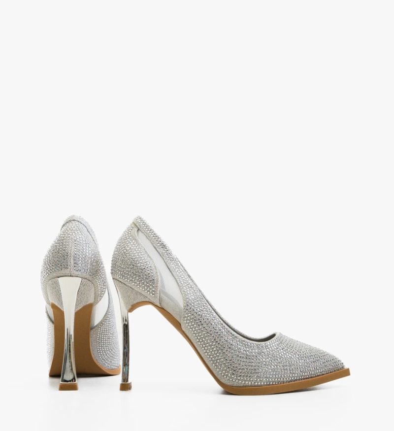 Pantofi dama Bomb Argintii