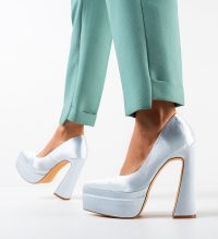 Pantofi dama Carweb Argintii