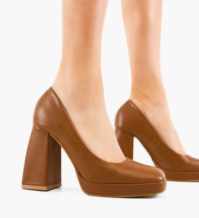 Pantofi dama Davis Camel