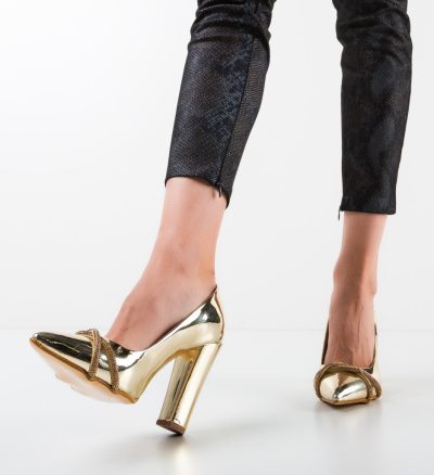 Pantofi dama Draghici Aurii