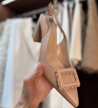 Pantofi dama Gentalya Nude