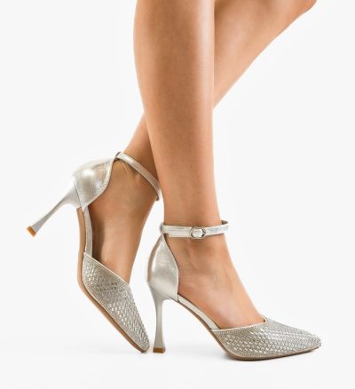 Pantofi dama Goldie Argintii