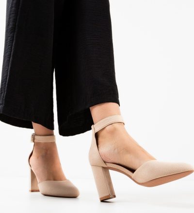 Pantofi dama Horn Bej
