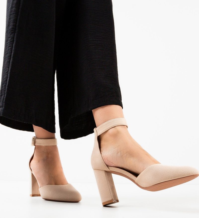 Pantofi dama Horn Bej
