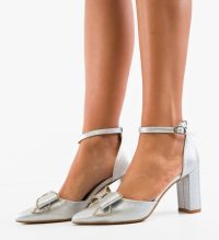 Pantofi dama Kate Argintii