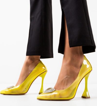 Pantofi dama Myhear Galbeni