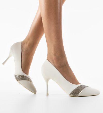 Pantofi dama Nataka Albi