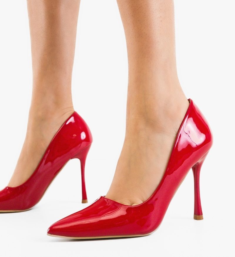Pantofi dama Paple Rosii