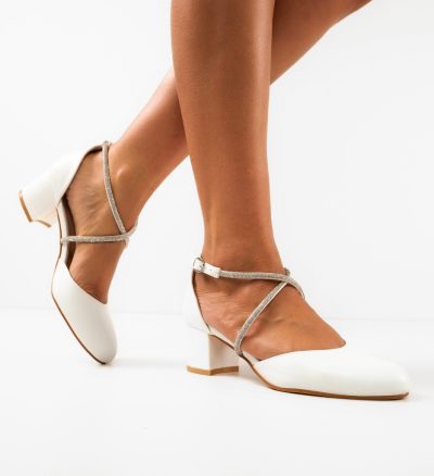 Pantofi dama Plikam Albi