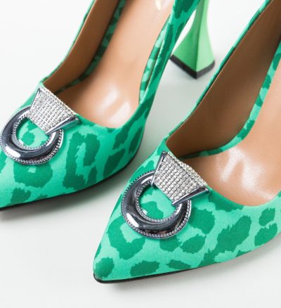 Pantofi dama Provok Verde