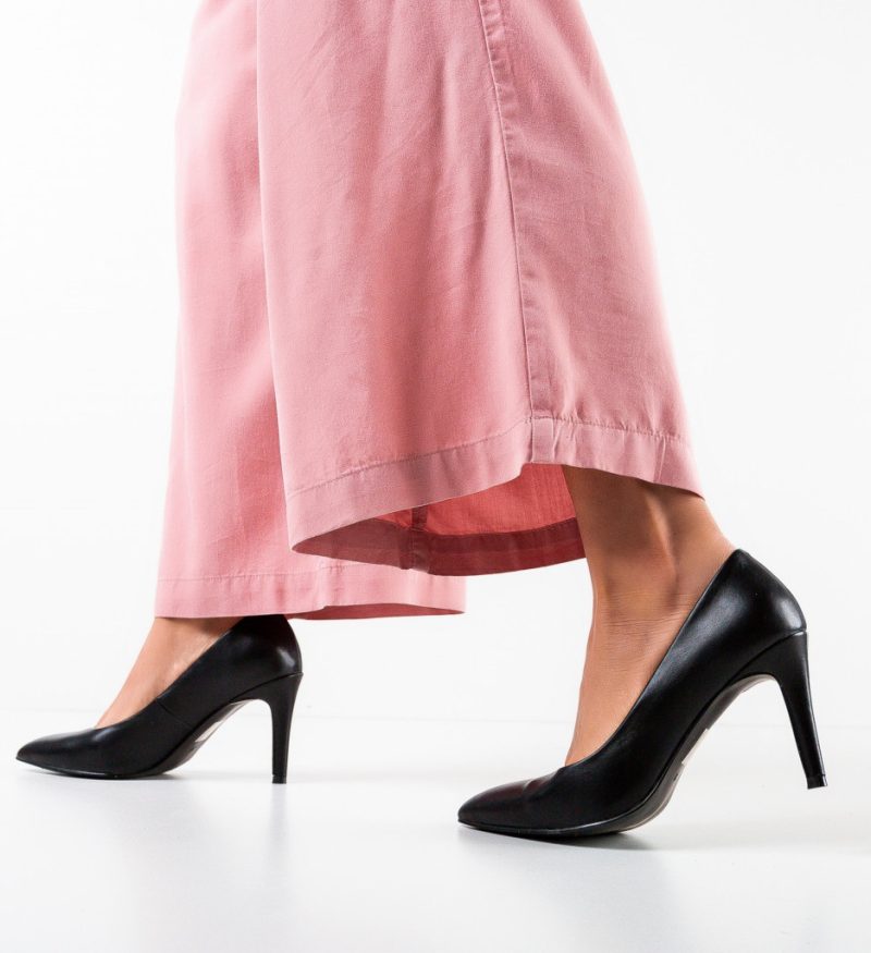 Pantofi dama Rose Negri 2