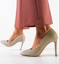 Pantofi dama Sharp Aurii