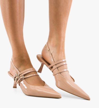Pantofi dama Zybras Nude