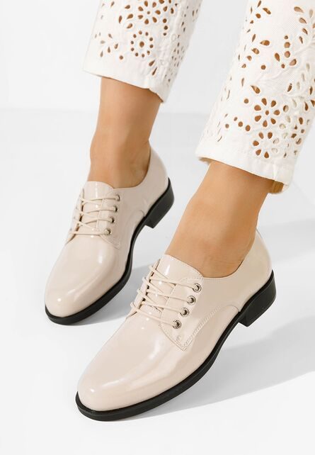 Pantofi derby piele Camiria bej