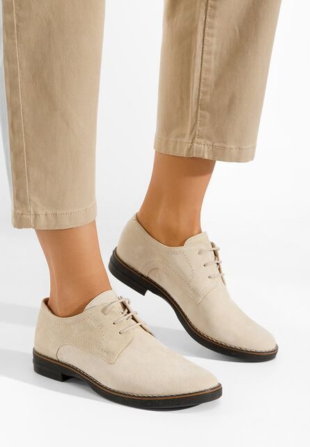 Pantofi derby piele Otivera V2 bej