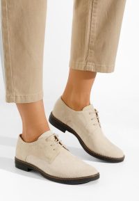 Pantofi derby piele Otivera V2 bej