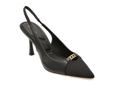 Pantofi eleganti ALDO negri, AUGUSTAS 007, din piele ecologica