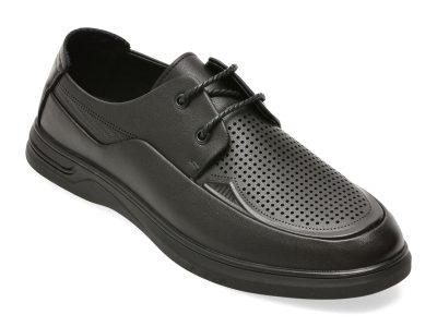 Pantofi eleganti BITE THE BULLET negri, 25T7239, din piele naturala