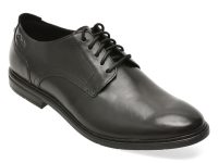 Pantofi eleganti CLARKS negri, BANBURY DERBY, din piele naturala