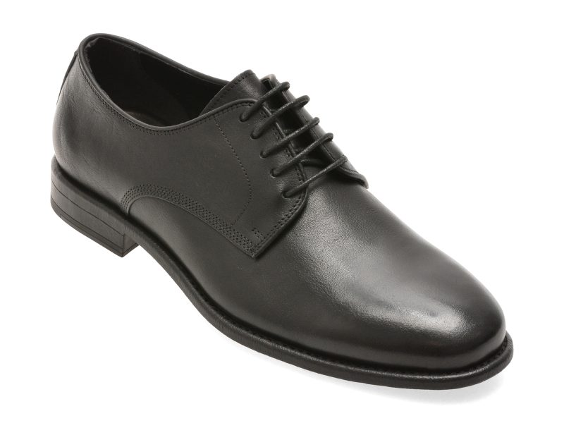 Pantofi eleganti EPICA negri, X271, din piele naturala