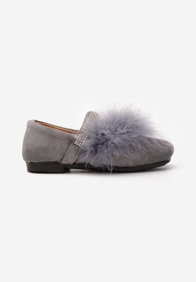 Pantofi fete Cassidee gri