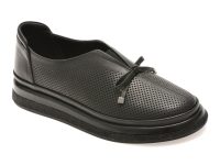 Pantofi IMAGE negri, 5503702, din piele naturala