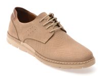 Pantofi OTTER maro, E1971, din nabuc