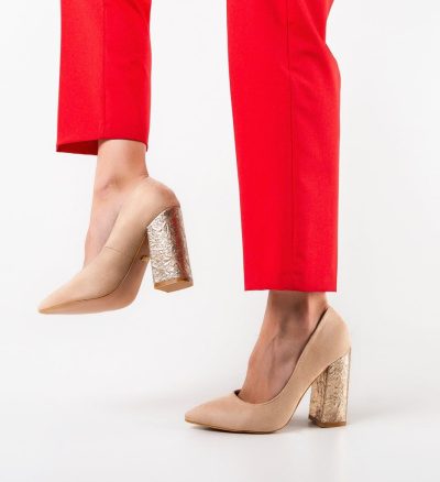 Pantofi Primo Nude